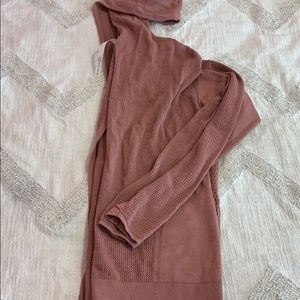 Lululemon open back cardigan